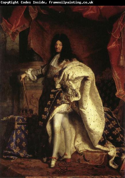 Hyacinthe Rigaud Louis XIV,King of France